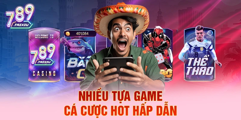 Đa dạng tựa game hấp dẫn tại zbet